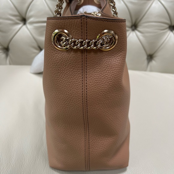 Brand new Gucci Soho Leather Beige Chain Shoulder Bag - Picture 7 of 11